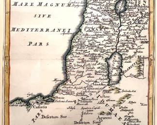 49. Palestinia Seu Terra Sancta (map 16" x 8")