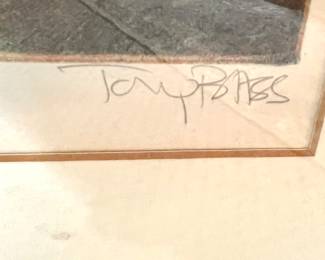 60. Signed Aquatint by Tony Bass "Anacharis II" 5/50 (24" x 33")