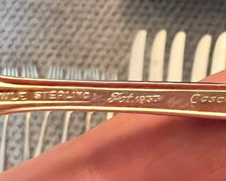118. Towle Sterling 43pc "Cascade" Flatware Set