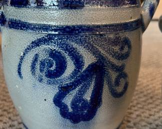 142. Collection of 19th Century Blue and White Stoneware
