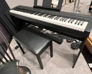 Yamaha Digital Piano P-45 and Bench