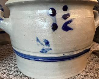 142. Collection of 19th Century Blue and White Stoneware