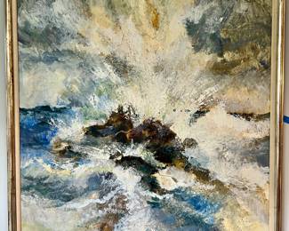 61. Signed Contemporary Art by Leverenz (42" x 52") 31