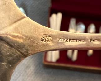 119. 36pc Sterling Flatware Set