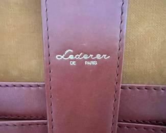 Lederer de Paris leather briefcase