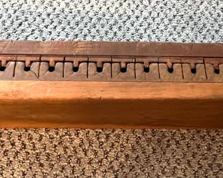 152. Antique Wooden Cigar Mold