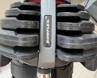 8. Bowflex Pair of 5-50lb Dumbbells w/ Stand