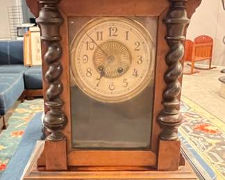 134. Antique Mantel Clock