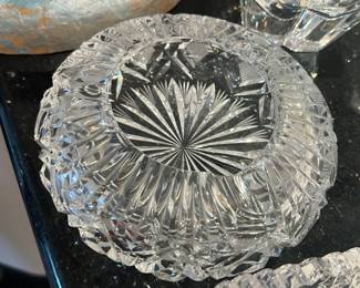 72. Lead Cut Crystal Bowl 9"