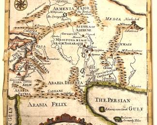 41. A Map of the Terrestrial Paradise Published by Ja Meuros (map 8" x 11.5")