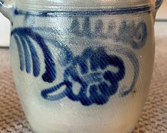 142. Collection of 19th Century Blue and White Stoneware