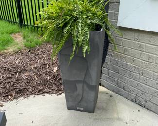 A73 - $35. Tall Veradek Plastic Planter.