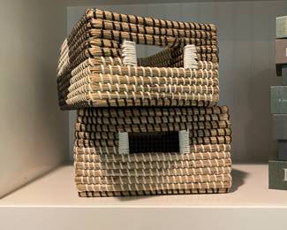 A77 - $12. Set of Decorative Baskets.