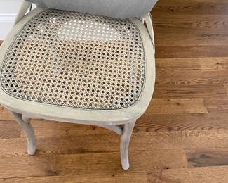 A98 - $1250. Restoration Hardware Flatiron Dining Table. Includes 6 chairs. Measures 39.5" x 84" x 30" tall. Overall good condition and very sturdy. There are a few water marks on the top and one where they sanded it out a bit. Part of the RH charm!
