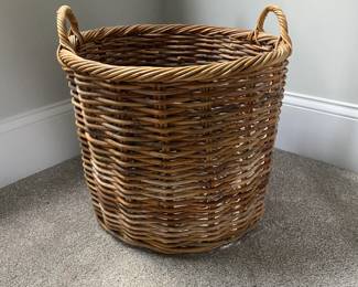 A29 - $25. Large Woven Floor Basket.