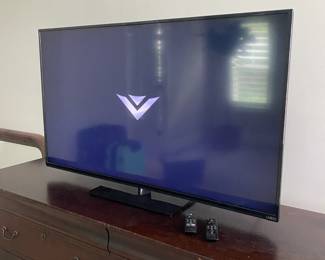 A26 - $30. 50" Vizio TV. Not a smart TV - works with a fire stick. Model SLTYWPLCQZ066133.