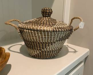 A78 - $12. Decorative Lidded Basket.