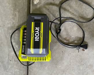 A67 - $300. Ryobi Push Mower, Edger, Hedge Trimmer, Weed Eater Set. 1 Battery & Charger included.