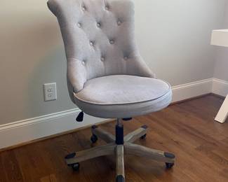 A10 - $50. Adjustable Rolling Office Chair. Measures 21" wide x 27" deep x 38" tall.