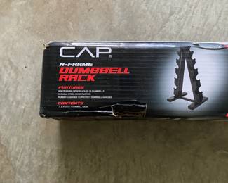 A61 - $15. A-Frame Dumbbell Rack new in box.