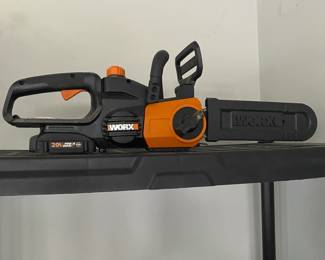 A66 - $30. WORX Chainsaw - no charger. Battery has a little juice left so I know it works.