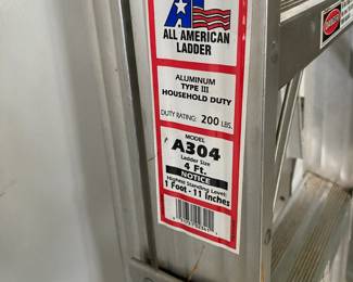 A69 - $30. Model A304 4' step ladder