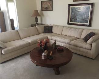 "L" shape sectional sofa