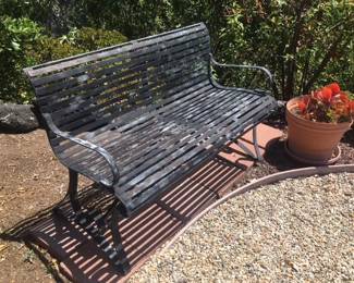 Iron Garden Bench