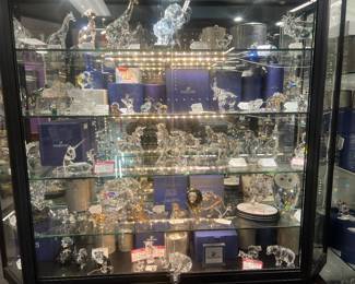 Swarovski figurines and ornaments
