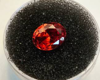 3.22ct Orange Cubic Zirconium ET-V