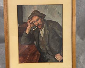 The Smoker By Paul Cezzane