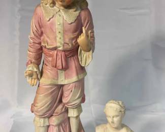 Antique Porcelain Figurines 2PC