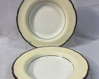 Vintage Homer Laughlin Ivory Platter 2PC Set