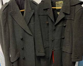 Two Mens Overcoats Bloomingdales, Marte