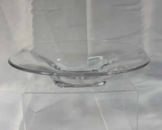 Orrefors Crystal Bowl Swedish Glassworks