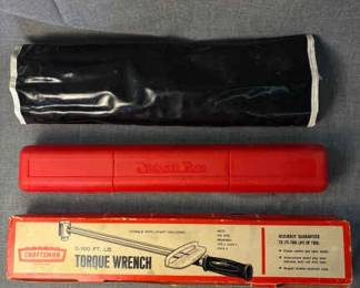 Pittsburgh Tools Torque Wrench Craftsman Torque Wrench Central Forge 14 PC Set Open and Box End