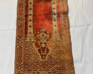 006 Vintage Turkish Prayer Rug