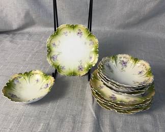 Porcelain Plate And Bowl Set 11 PC
