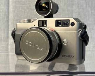 Contax G1 35mm Rangefinder Silver Camera UNTESTED