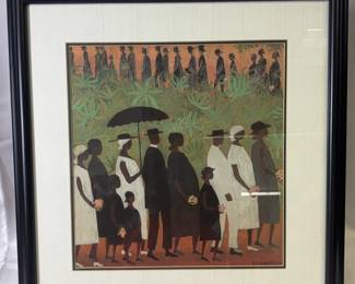 Funeral Procession By Ellis Wilson