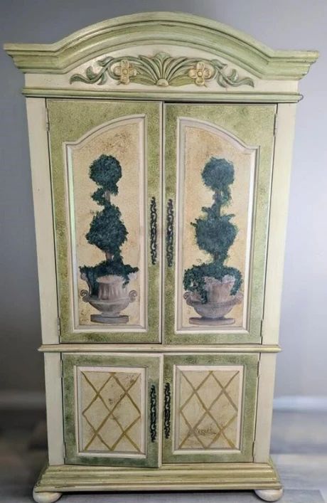 1 LOT. Painted Armoire