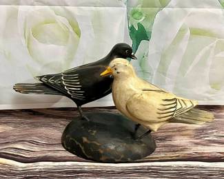 266 - Pier 1 Black and White Bird Couple
