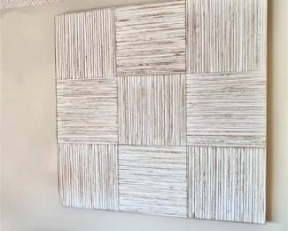 208 - Minimalist Modern White Large Wall Art