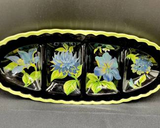 48 LOT. Raymond Waites Iris Snack.Dip Tray