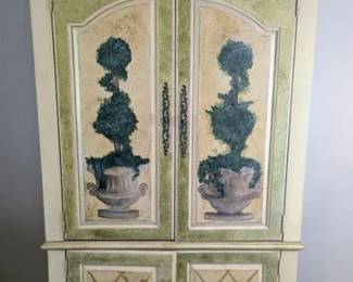 1 LOT. Painted Armoire