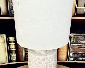 12 LOT. Whimsical White Cottage Tabletop Lamp