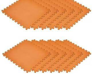 LOTS 214 - 222 Used Norsk EVA Foam Interlocking Tiles- Pack of 12