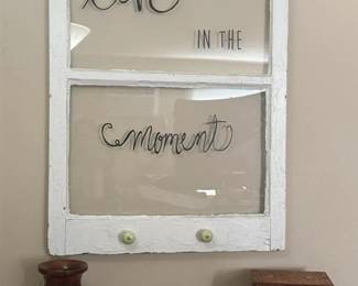 295 - Farmhouse Windowpane with Writing*