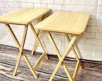 39 LOT. Folding TV Table- LOT OF 2