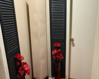 190 LOT. Modern Tall Rectangular Floor Lamps- LOT OF 2 -pic 2